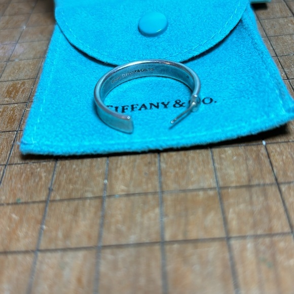 Tiffany & Co. 1837 Hoop Earring 925 Sterling Silver Single Replacement EVC 2003 - Picture 15 of 17